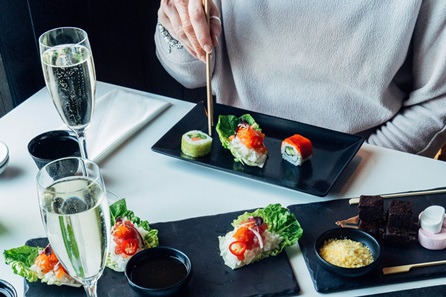 Interactive Pan Asian Eight Dish Sharing Menu With Fizz For Two At Inamo London