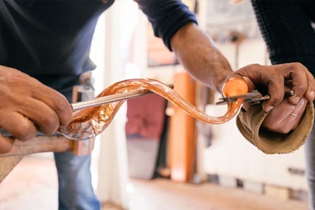 Introduction to Glassblowing with Creative Vibe Hot Glass Studio
