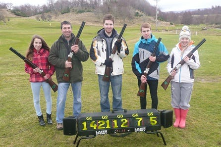 Laser Clay Shooting for Two in the Cairngorms National Park