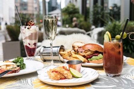 Luxury 5* London One Night Break with Brunch and Bottomless Fizz for Two at South Place Hotel