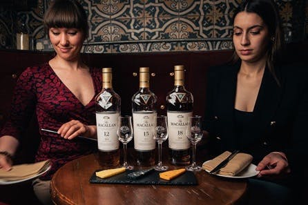 Macallan Whisky Flight with Cheese Pairing, Cocktails and Tapas for Two