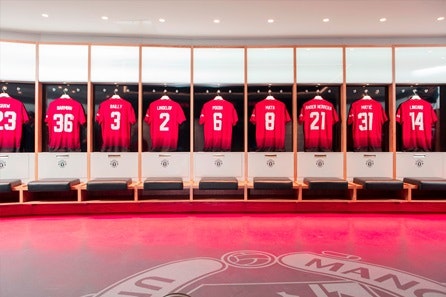 Manchester United Football Club Stadium Tour and Steak Dinner with Wine at Trafford Hall for Two