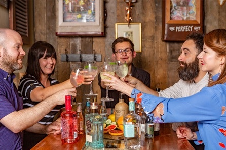 Nottingham Great UK Outdoor Treasure Hunt and Gin Lover's Masterclass with Tastings and Meal for Two