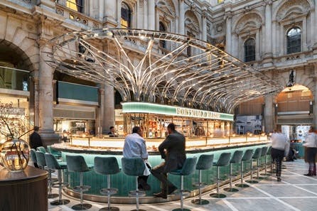 One Night London Break with Champagne Afternoon Tea at The Fortnum & Mason Bar and Restaurant at Royal Exchange for Two