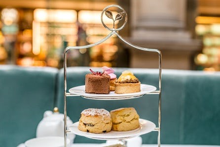 One Night London Break with Champagne Afternoon Tea at The Fortnum & Mason Bar and Restaurant at Royal Exchange for Two
