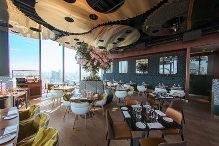 One Night Manchester Break with Three Course Lunch at 20 Stories Rooftop Restaurant for Two
