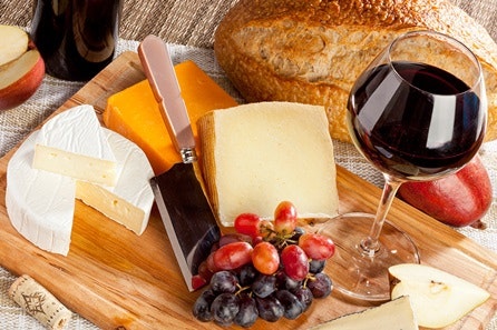 Online Wine Tasting with Cheese Pairings for Two