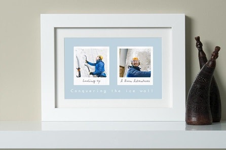 Personalised Remember The Days Two Image Framed Wall Art
