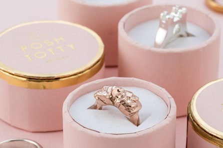 Personalised Ring Making Workshop with Prosecco for Two at Posh Totty Designs