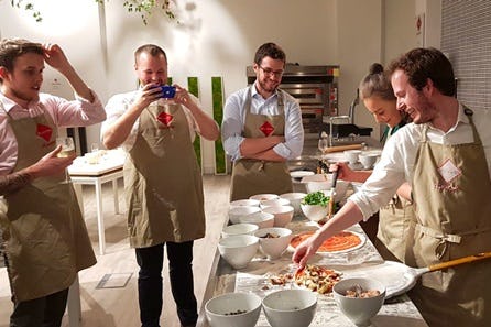 Pizza Making Class with Prosecco at The Bellavita Academy, London