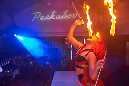 Pop-Up Performances with Sharing Menu and Cocktail for Two at CIRCUS London