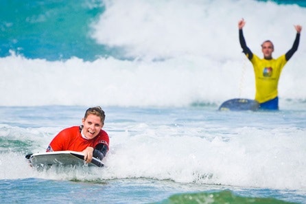 Private Bodyboarding Lesson for Four in Newquay