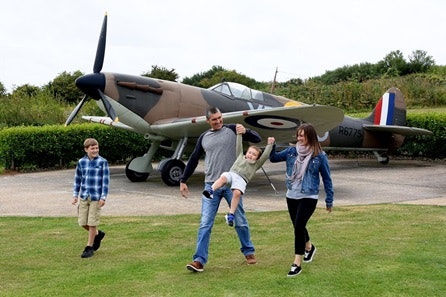 Private Guided Tour, Cream Tea with Prosecco and Interactive Scramble Experience for Two at the Battle of Britain Memorial