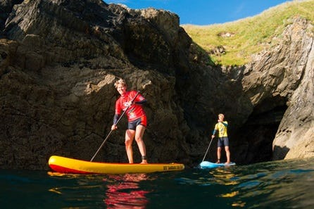 Stand-Up Paddleboard Lesson and Tour of Newquay Coastline for Two