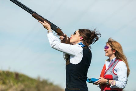 Private Tuition Clay Target Shooting with Breakfast Roll for Two at Orston Shooting Ground