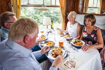 Saturday Lunch Experience for Four aboard The South Yorkshireman Steam Train