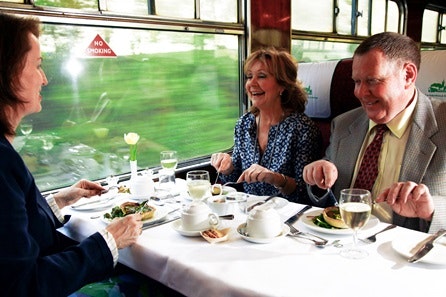 Steam Train Experience with Premier Onboard Dining for Two with The Steam Dreams Rail Co