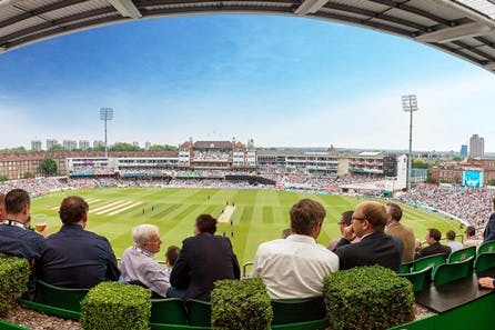 T20 at the Kia Oval, Surrey vs Glamorgan - Match Ticket with Roof Terrace Viewing, Drinks and Meal for Two