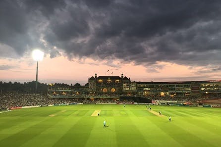 T20 at the Kia Oval, Surrey vs Hampshire - Match Ticket with Roof Terrace Viewing, Drinks and Meal for Two