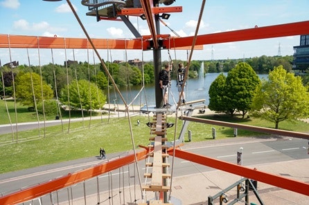 The Bear Grylls Shark Dive Experience plus High Ropes for Two