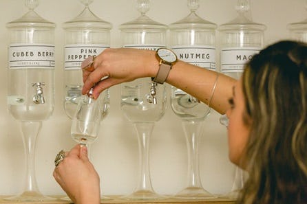 The Ginstitute Experience: Blend Your Own Bottle with Cocktail and Tastings for Two at The Distillery