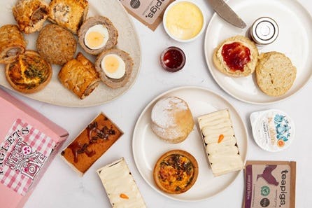 The Great UK Outdoor Treasure Hunt and Afternoon Tea Delivered by Piglets Pantry for Two