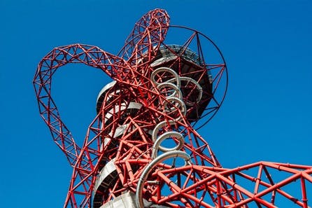 The Slide at The ArcelorMittal Orbit with Hot Drink and Cake for Two