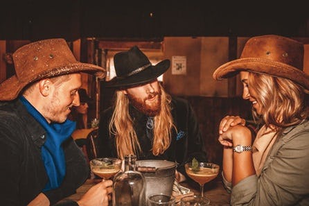 Theatrical Cocktail Experience for Two at Moonshine Saloon, Western Immersive Bar