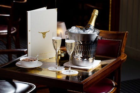 Three Course Champagne Celebration Dining Two at Marco Pierre White's London Steakhouse Co