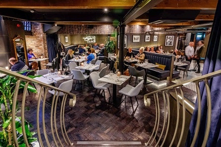 Three Course Midweek Dinner and Bottle of Wine for Two at the Village Brasserie by Velvet, Manchester