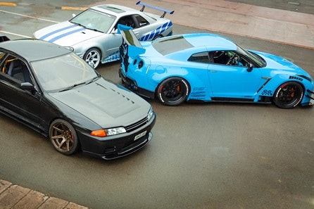 Track Prepared Nissan GT-R Double Blast with High Speed Passenger Ride