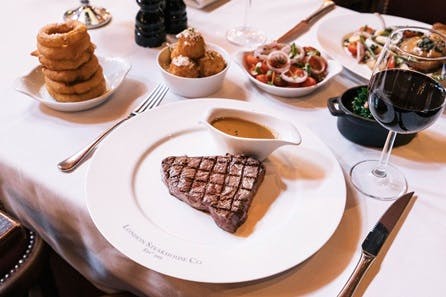 Two Course Dining Experience and Cocktail for Two at Marco Pierre White's London Steakhouse Co