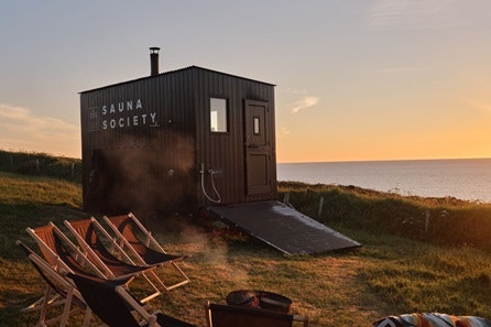 Two Hour Private Cornwall Clifftop Sauna Experience for up to Ten