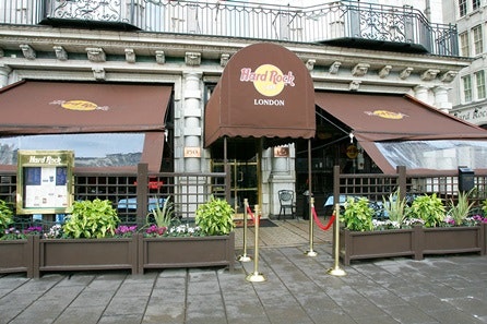 Ultimate Hard Rock Cafe, London, Dining Experience with Wine and Souvenir T-shirt for Two