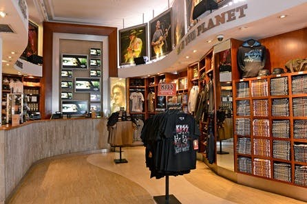 Ultimate Hard Rock Cafe Dining Experience with Wine and Souvenir T-shirt for Two