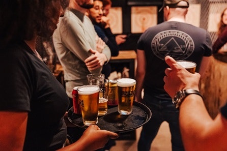 Urban Axe Throwing with a Beer for Two at Whistle Punks, Leeds, Manchester or Bristol