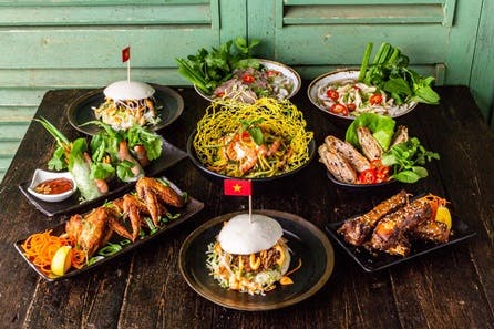 Vietnamese Street Food Dining Experience with Wine for Two at Viet Eat