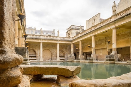 Visit to Roman Baths with Afternoon Tea at the 5* Royal Crescent Hotel & Spa for Two