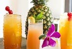 At Home Tipsy Tropical Cocktail Tasting Experience with Private Bartender for up to Six