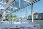 Bateaux London Three Course Sunday Lunch River Cruise with Live Music for Two