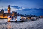 Bateaux London Three Course Thames Dinner Cruise with Wine for Two