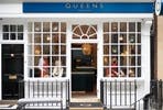 Cakes and a Glass of Laurent Perrier Champagne for Two at Queens of Mayfair