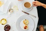 Cream Tea with a Glass of Champagne for Two at Harrods