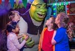 Family Shrek's Adventure! London and Two Course Meal at Pizza Express