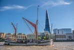 Immersive Tour on The Thames Sailing Barge, Lunch and Entry to The Shard with Champagne