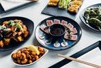 Interactive Pan-Asian Eight Dish Sharing Menu with Fizz for Two at Inamo, London