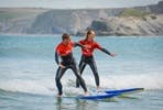 Private Taster Surf Lesson for Four at Newquay Surf School