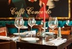 Three Course Meal for Two at Caffé Concerto, London