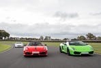 Triple Supercar Thrill plus High Speed Passenger Ride and Photo