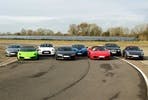 Ultimate Ten Supercar Track Day with Demo Lap, High Speed Passenger Ride and Lunch